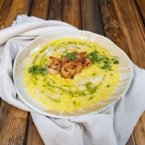 rizotto zafferano cremos cu sofran si parmezan restaurant la ponton falticeni